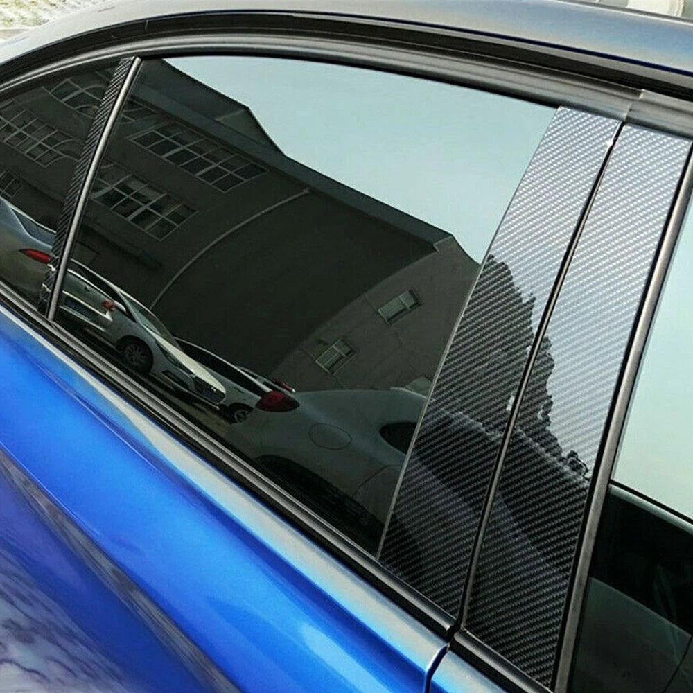 Set of 2 Carbon Fiber Pillar Posts for Dodge Charger (2011–2021)