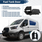 Fuel Tank Door with White Cover for Ford Transit 150 250 350 HD (2015–2023)
