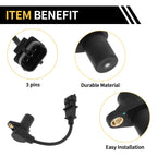 Crankshaft Position Sensor for KIA K2500 2010 (No. 391804A800) 1 Pc Black