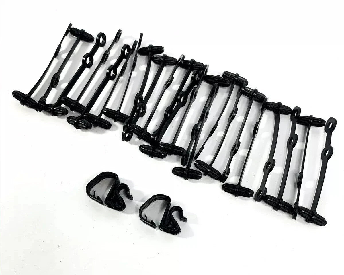 Engine Compartment Wire Loom and Hose Clip Kit for 1965–1966 Ford Mustang