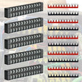 Set of 2 Power Distribution Bus Bar Terminal Blocks 100A 660V