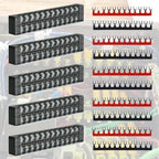 Set of 2 Power Distribution Bus Bar Terminal Blocks 100A 660V