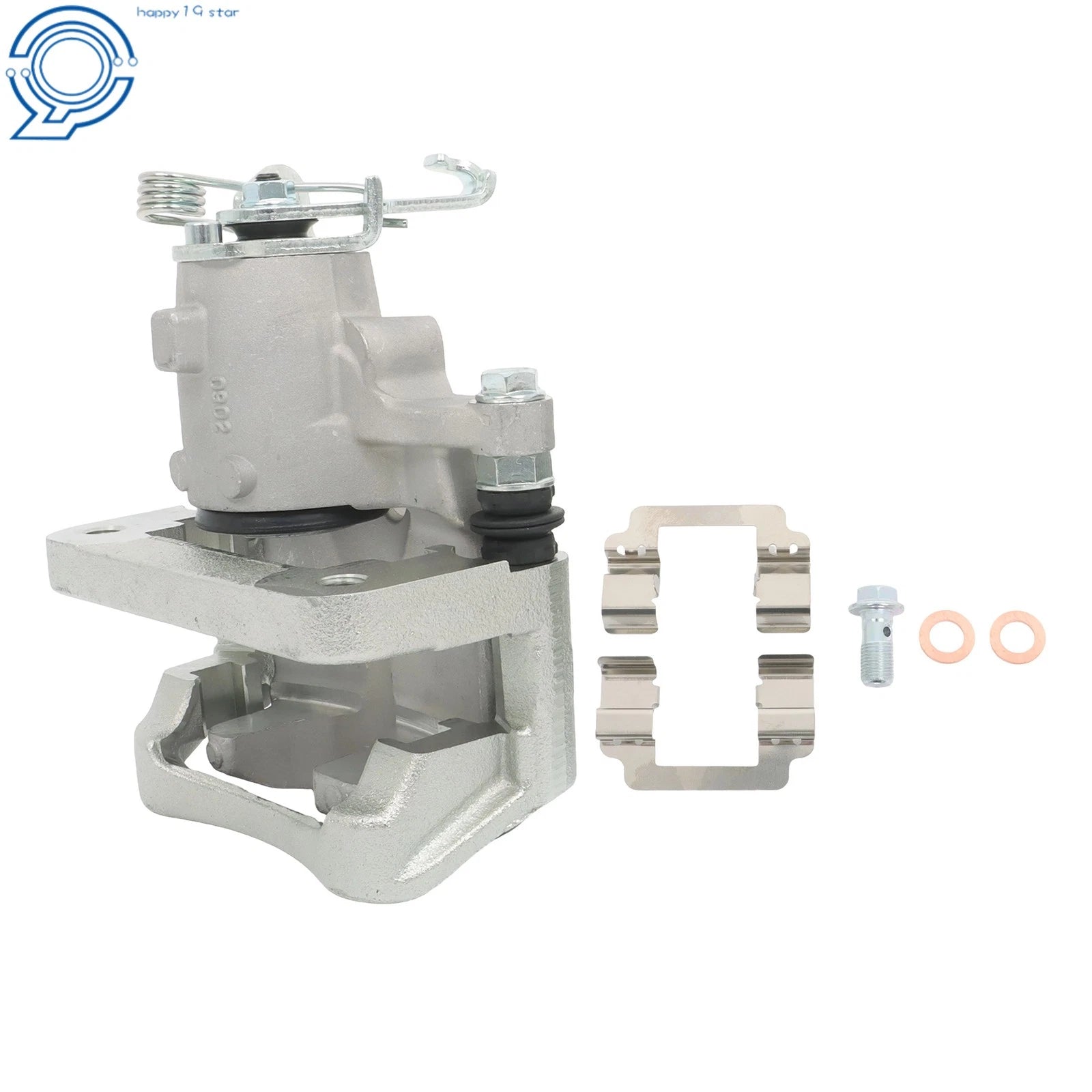 Rear Passenger Disc Brake Caliper with Bracket for Chevrolet Malibu (2014–2015)