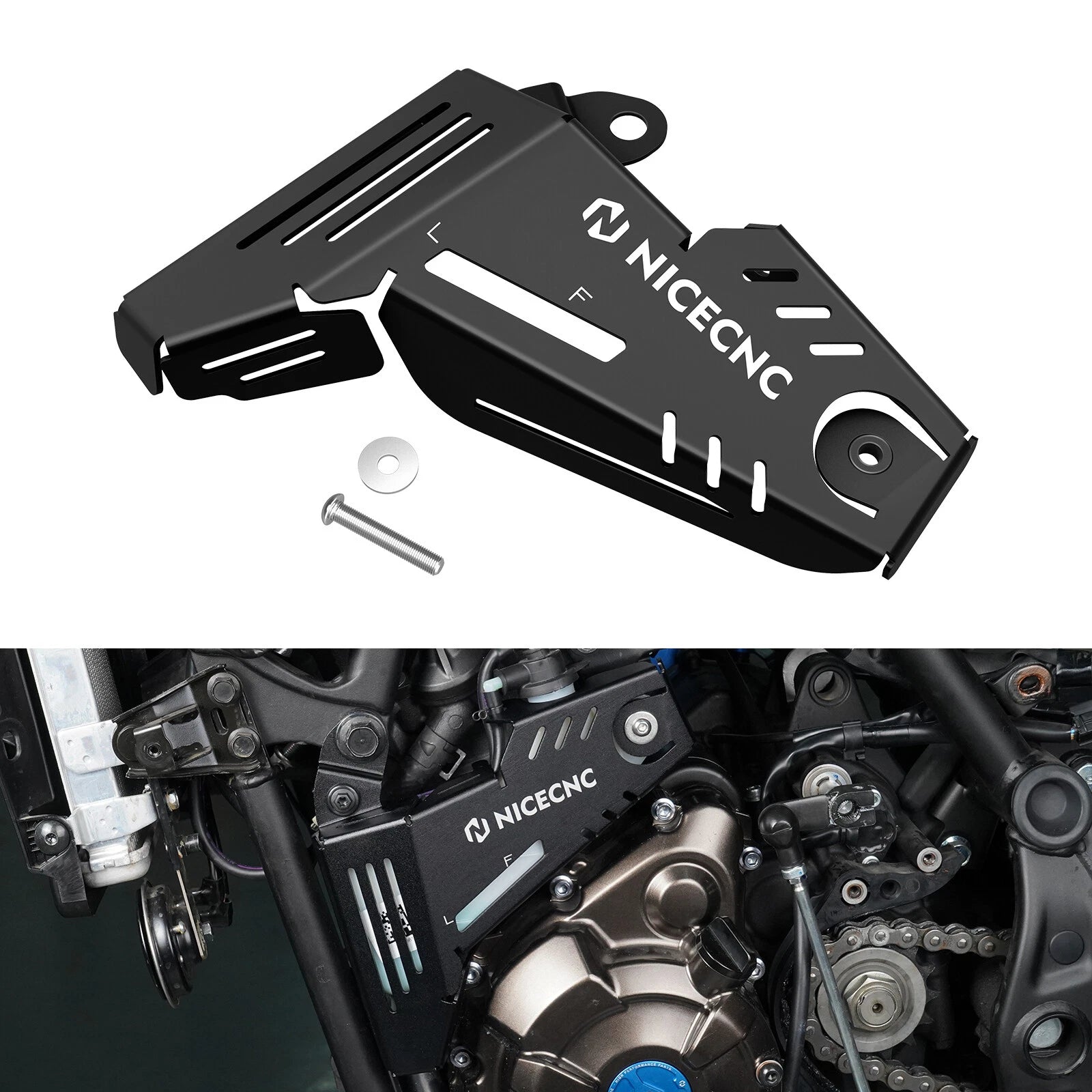 Auxiliary Tank Guard Cover for Yamaha Tenere 700 / XTZ700 (2019–2024)