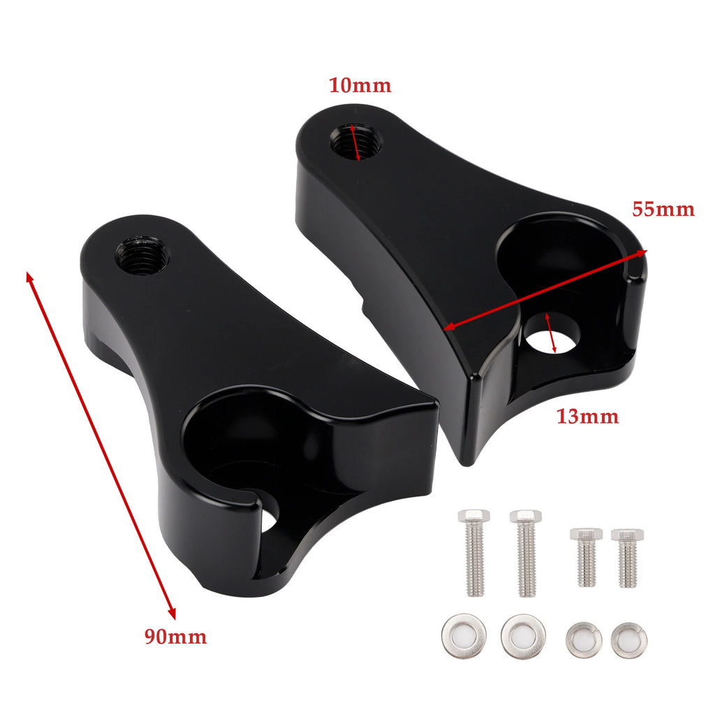1.5" Lowering Link Blocks Kit for Harley Touring Street Glide Road King Electra (2009–2025)