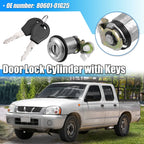 Set of 1 Door Lock Cylinder with Keys for Nissan Pickup D21 (1984–1998) 80600-01G25