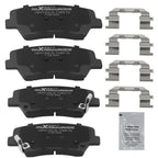 Front Ceramic Brake Pads Set of 4 for Hyundai Elantra Coupe (2013–2014) / Veloster (2012–2016)