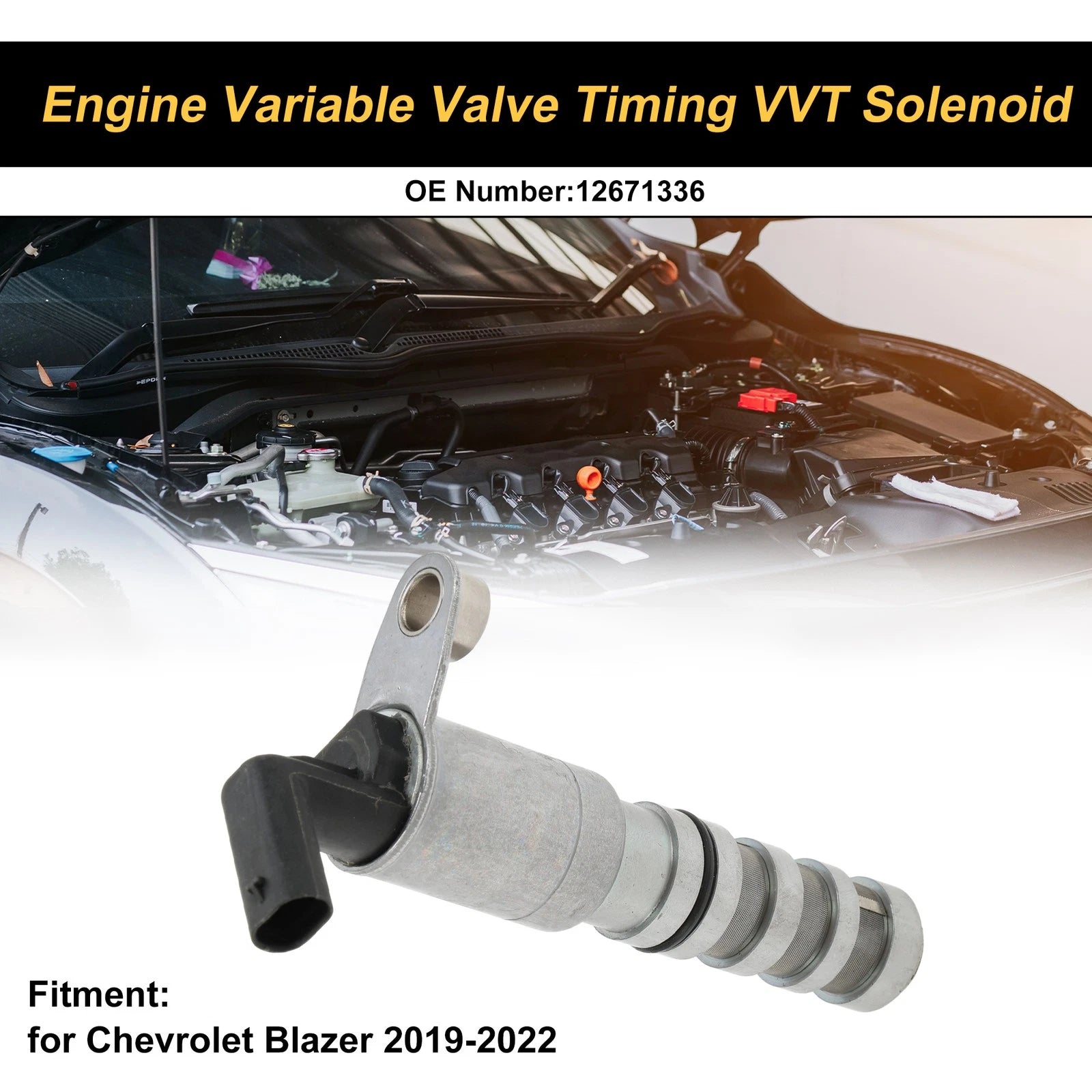 VVT Solenoid for Chevrolet Camaro (2016–2024) No. 12671336