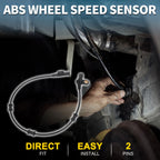 2 Pcs Rear Right ABS Wheel Speed Sensor for Mercedes-Benz ML350 (2006–2011) No.A1635422118