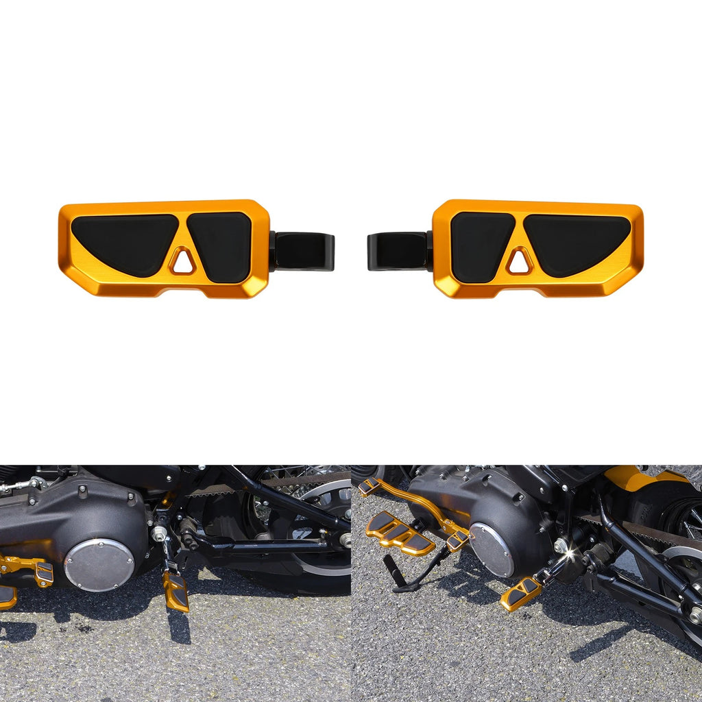 Passenger Footpegs Footrests for Harley Softail Street Bob (2018–2024)