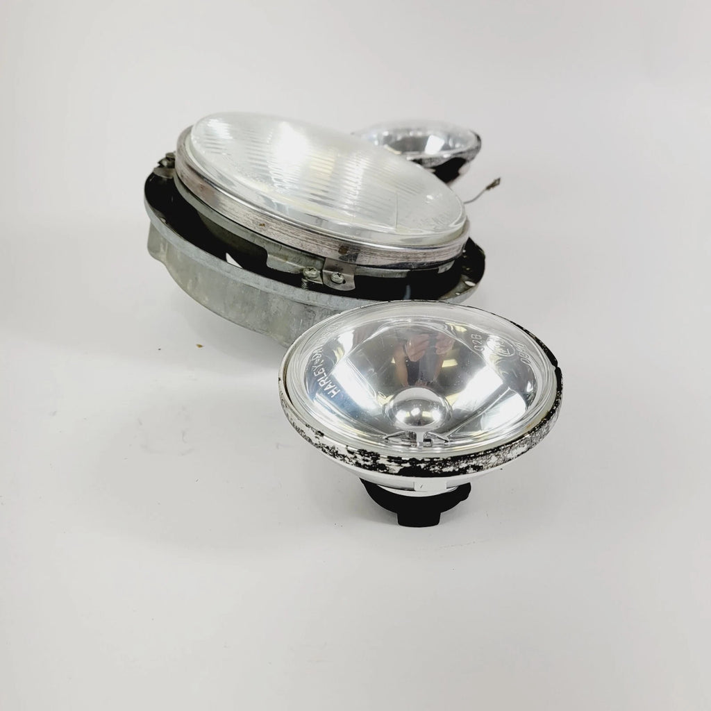 Front Headlight & Passing Auxiliary Fog Lights for Harley Davidson Touring (1998–2013)