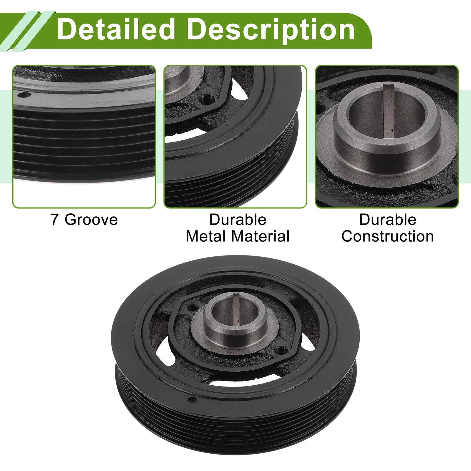 Engine Harmonic Balancer Crankshaft Pulley for Toyota RAV4 (2001–2008) No. 1347028020