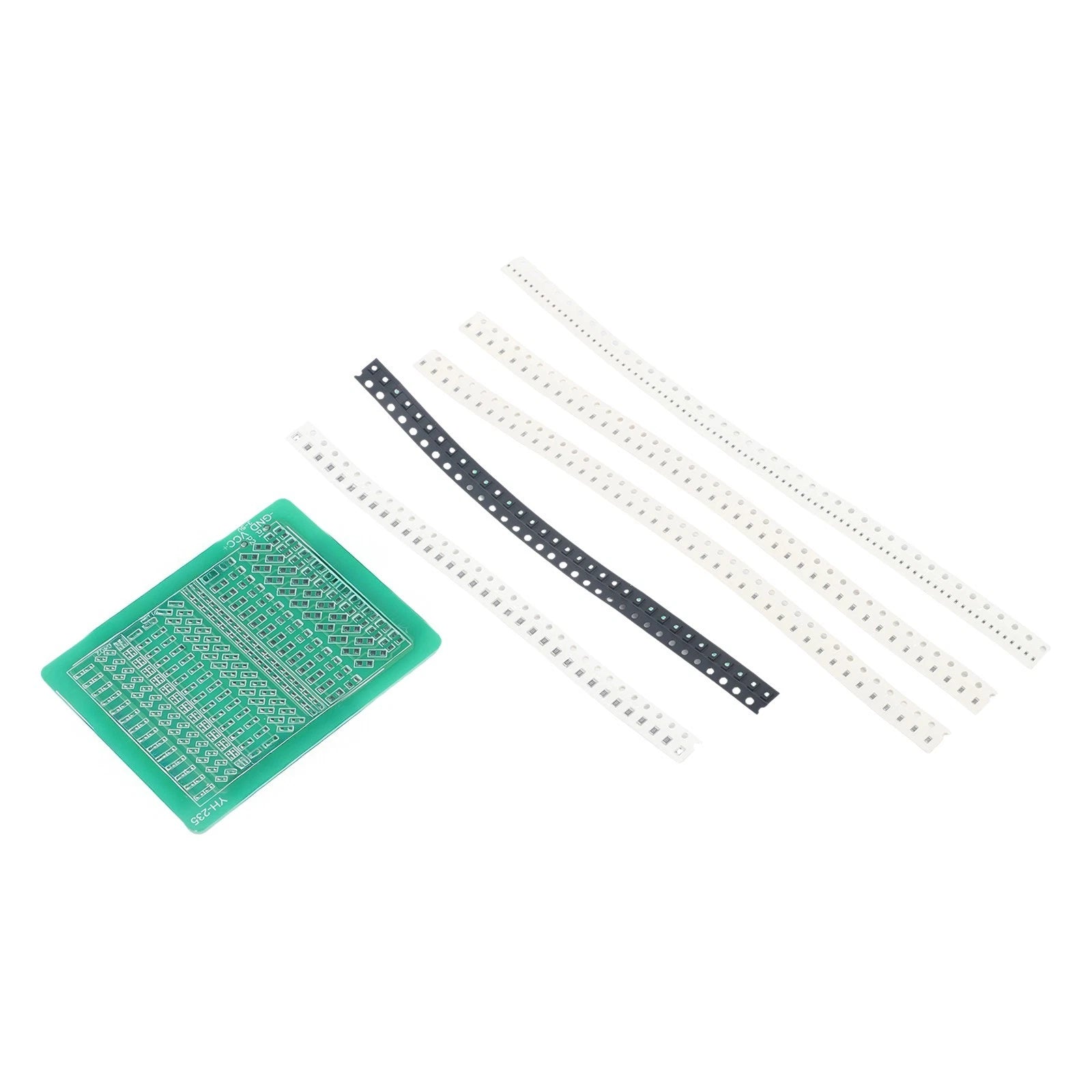 SMD 0805 0603 0402 Soldering Kit with Red LEDs and Resistors