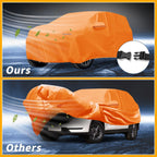 Waterproof Car Cover for Mazda CX5 (2012–2023) - Orange Cotton, Zipper