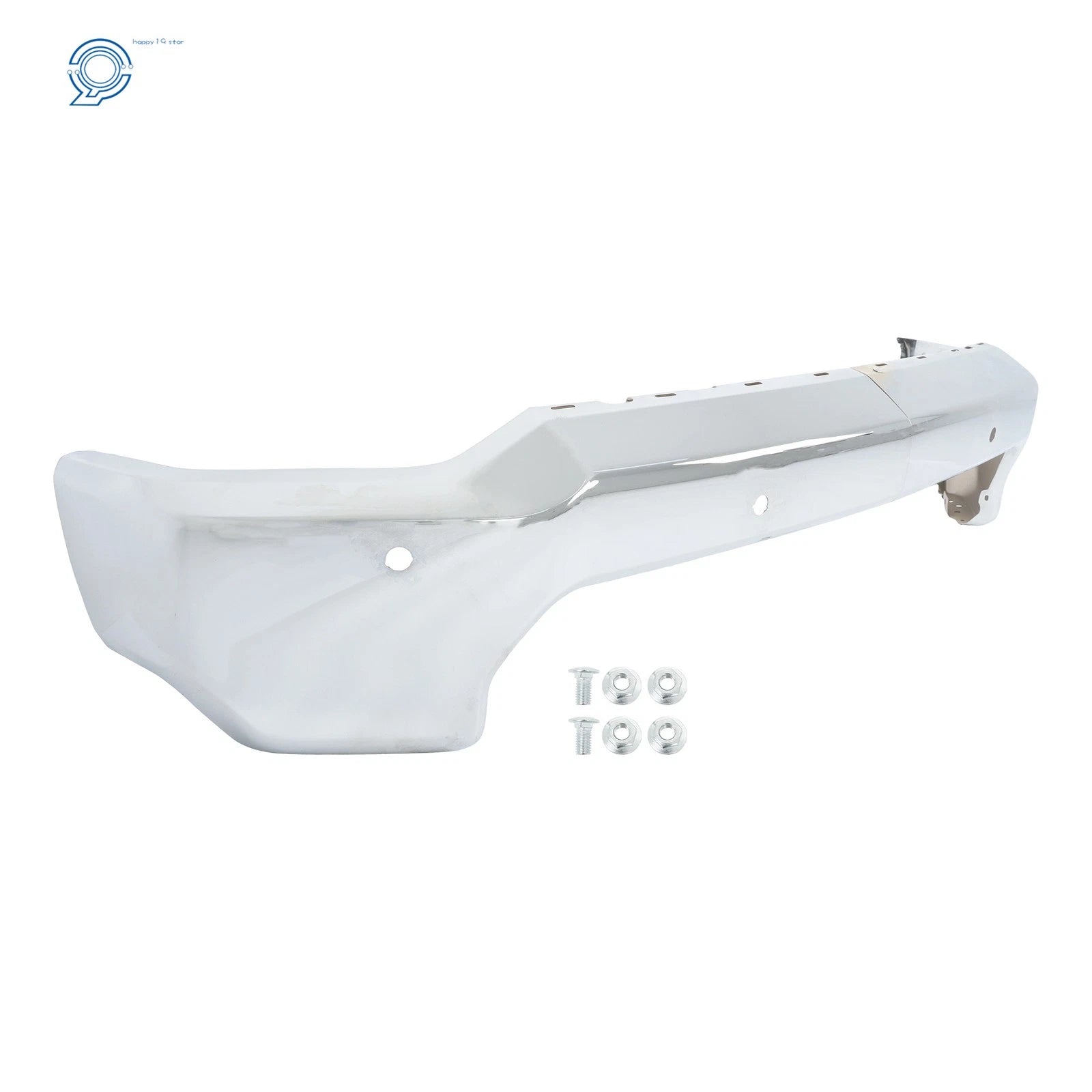 Chrome Front Bumper Split for Chevrolet Silverado 2500 HD 3500 HD (2020-2023)