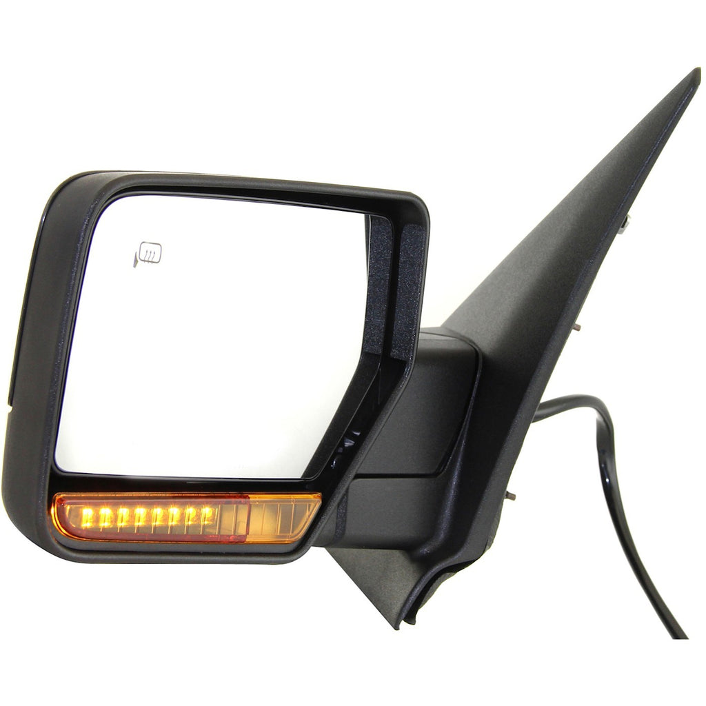 Heated Left Mirror for 2007-2010 Ford Expedition Textured Black