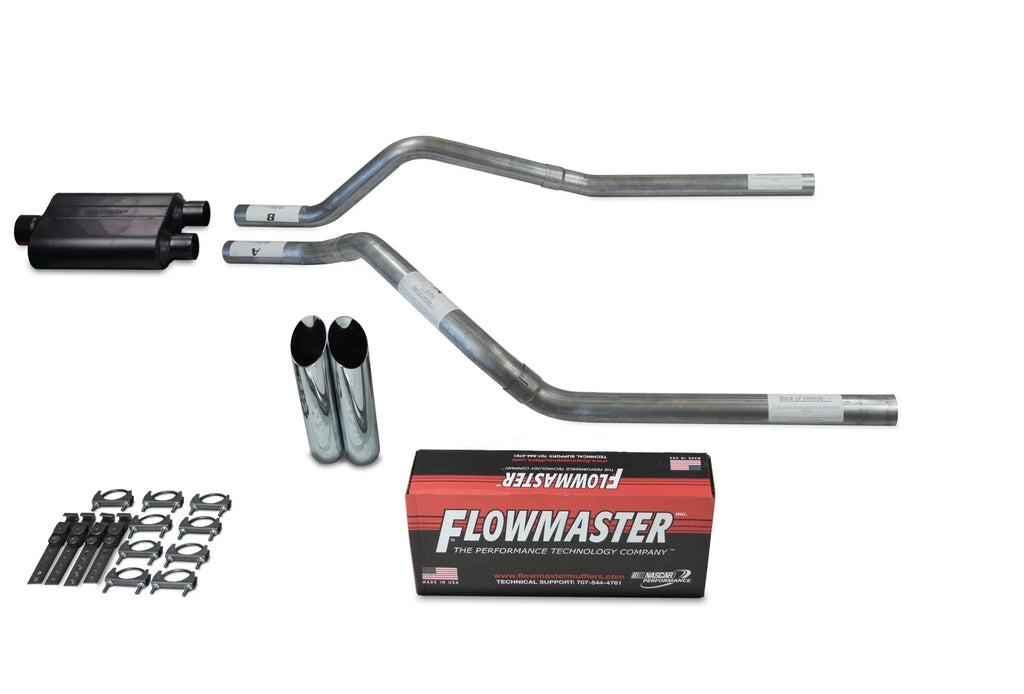 Dual Exhaust Kit for Chevy Blazer (1992–1994) - Flowmaster Super 44