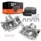 Set of 2 Brake Calipers & Pads for Kia Soul (2014–2016)
