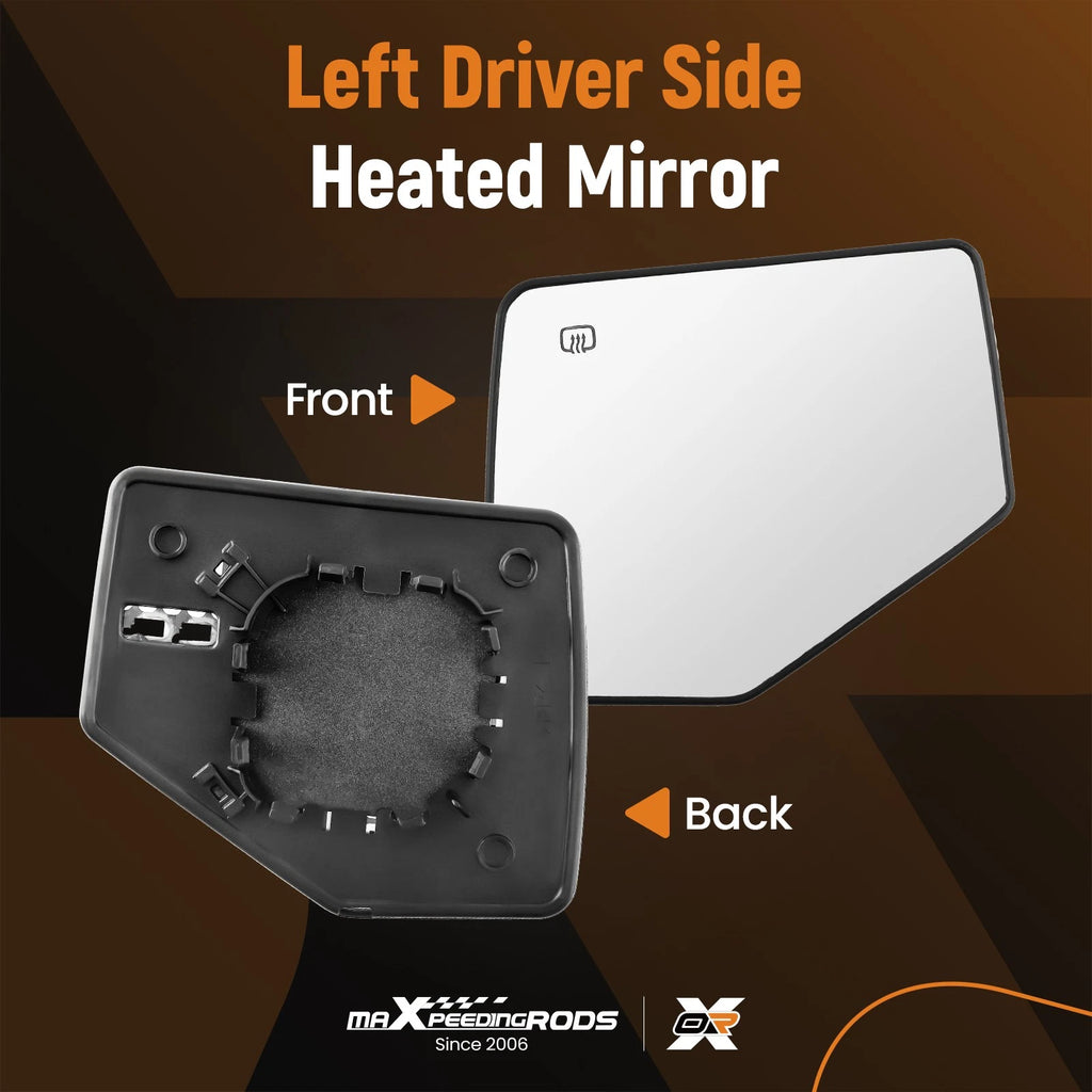 Heated Driver Left Side Mirror Glass for Ford Explorer Ranger Mountaineer (1991–2001)