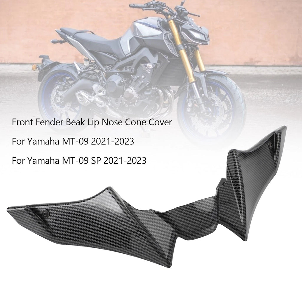 Front Fender Beak Lip Nose Cone Spoiler for Yamaha MT-09 SP (2021–2023)