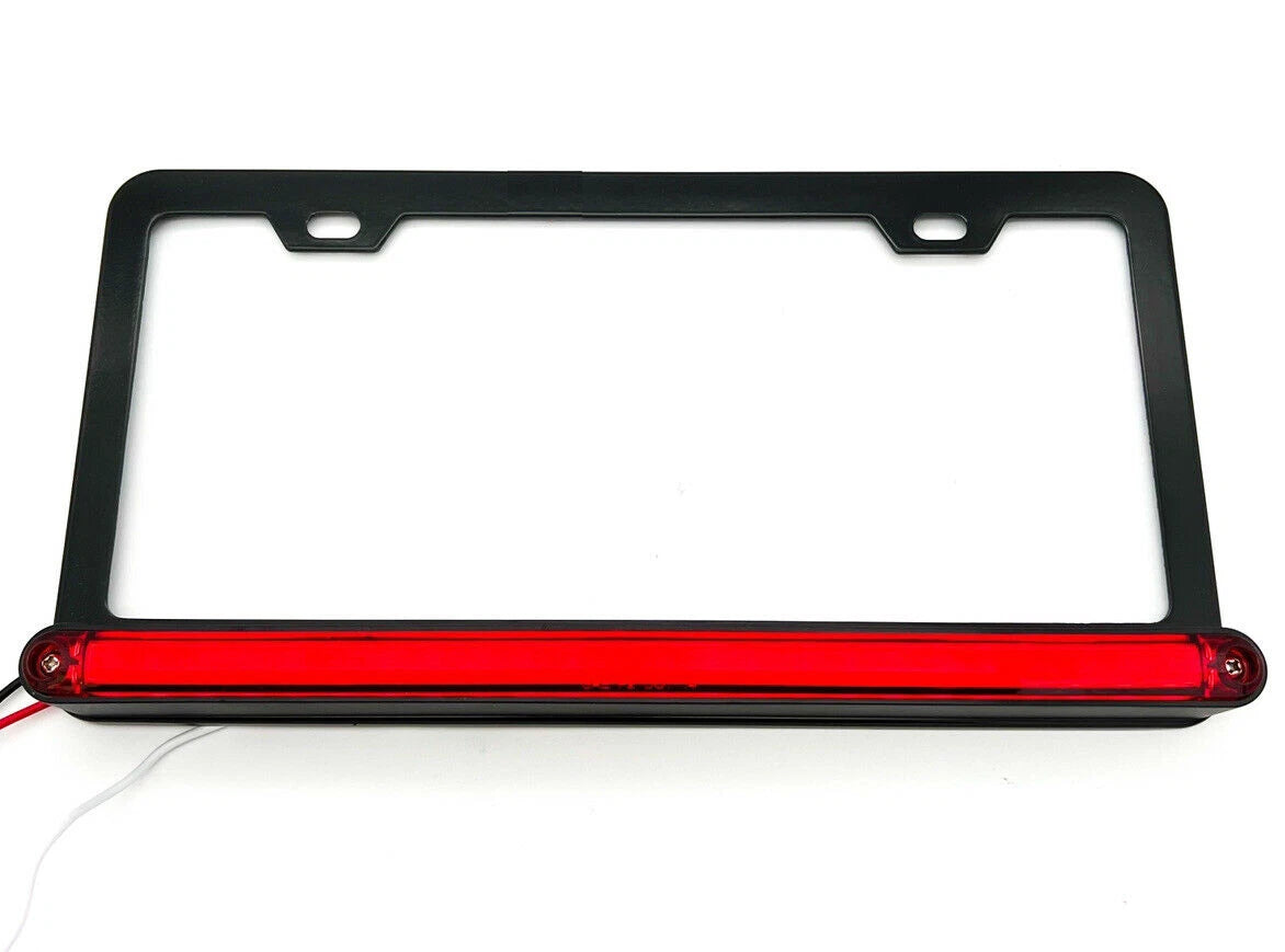 License Plate Frame with Red LED Third Brake Light Rear for United Pacific (2020–2024)