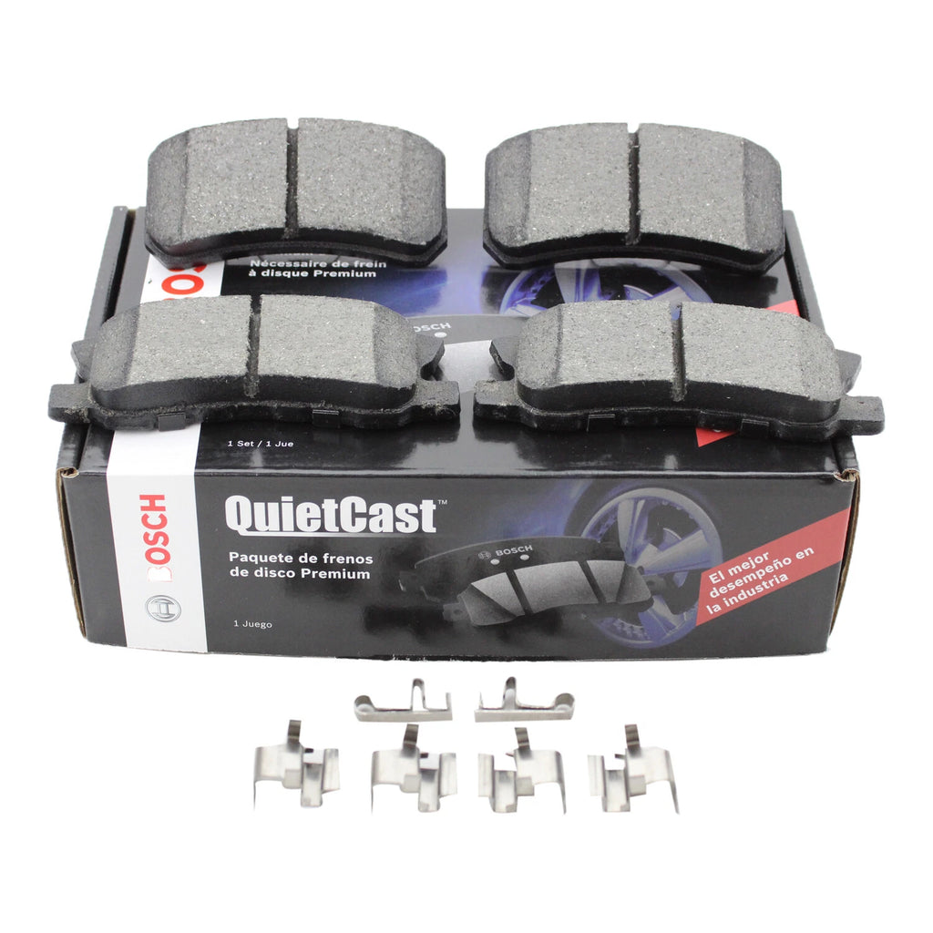 Set of 4 Bosch QuietCast Rear Ceramic Brake Pads for Chrysler Dodge Jeep Mitsubishi
