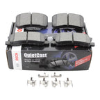 Set of 4 Bosch QuietCast Rear Ceramic Brake Pads for Chrysler Dodge Jeep Mitsubishi