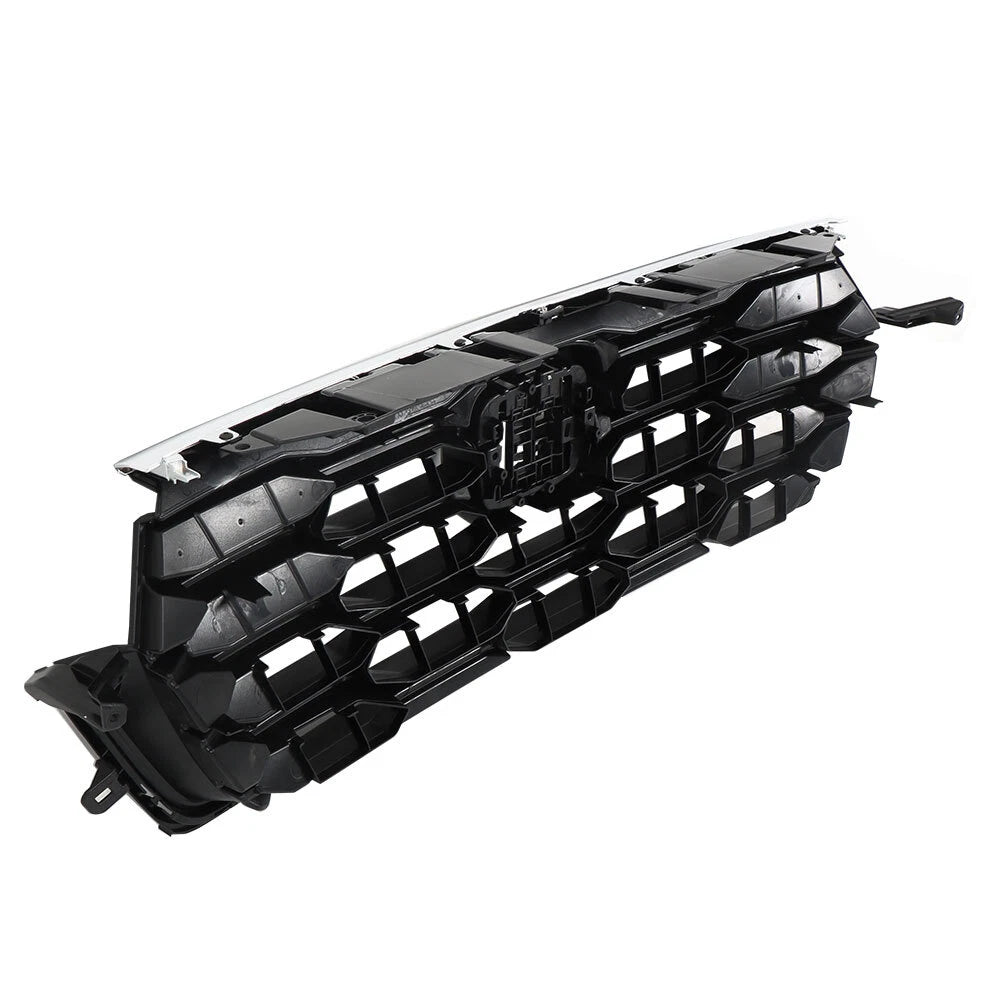 Front Upper Grille Assembly for Honda CR-V (2023–2024) Gloss Black Honeycomb