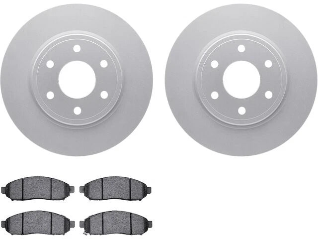 Front Brake Pad and Rotor Kit for Suzuki Equator (2009–2012) TX521XW