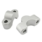 Silver Handlebar Risers Lift Clamp Adapters for BMW S1000XR (2020-2023)