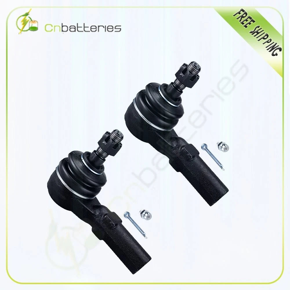 2X Front Outer Tie Rod Ends for Ford Mustang (2005–2014)