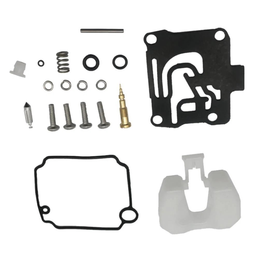 Set of 4 Carburetor Kits for Yamaha 50 HP (4-Stroke) (62Y-W0093-11, 62Y-W0093-10)