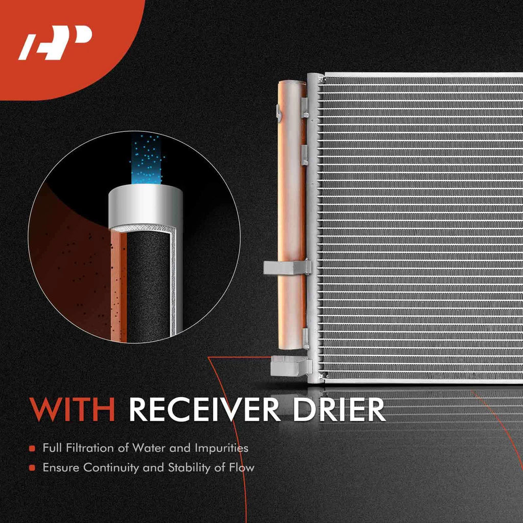 Radiator & A/C Condenser & Cooling Fan Kit for Acura TL Honda Accord (2003–2008)