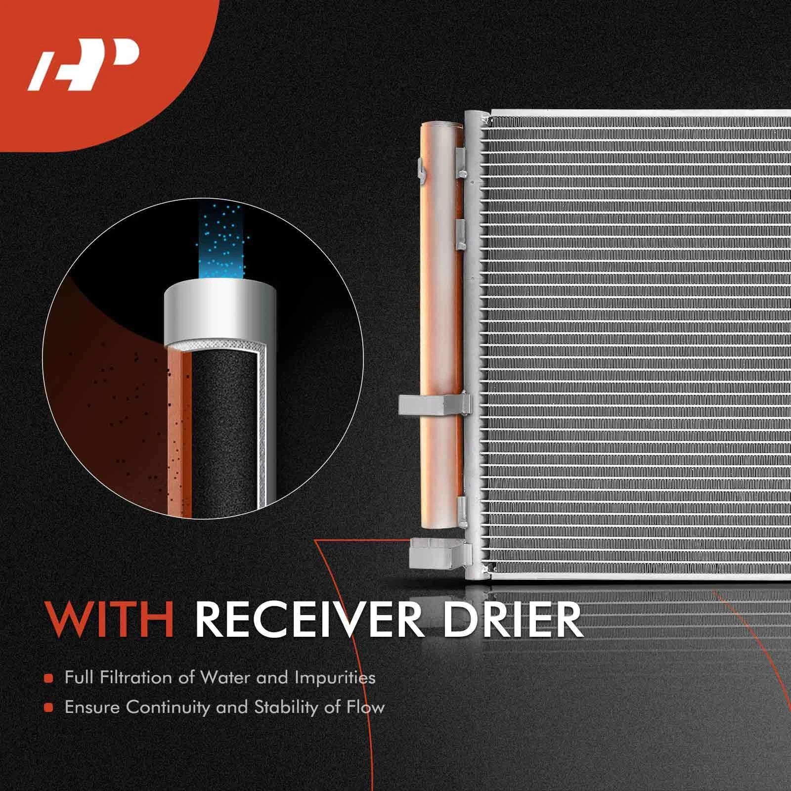 Radiator & A/C Condenser & Cooling Fan Kit for Acura TL Honda Accord (2003–2008)