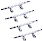 Set of 4 Stainless Steel 6 Inch Rope Cleats for Boat Deck Fittings