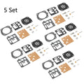 Set of 5 Carburetor Gasket Diaphragm Kit for Walbro K22-HDA