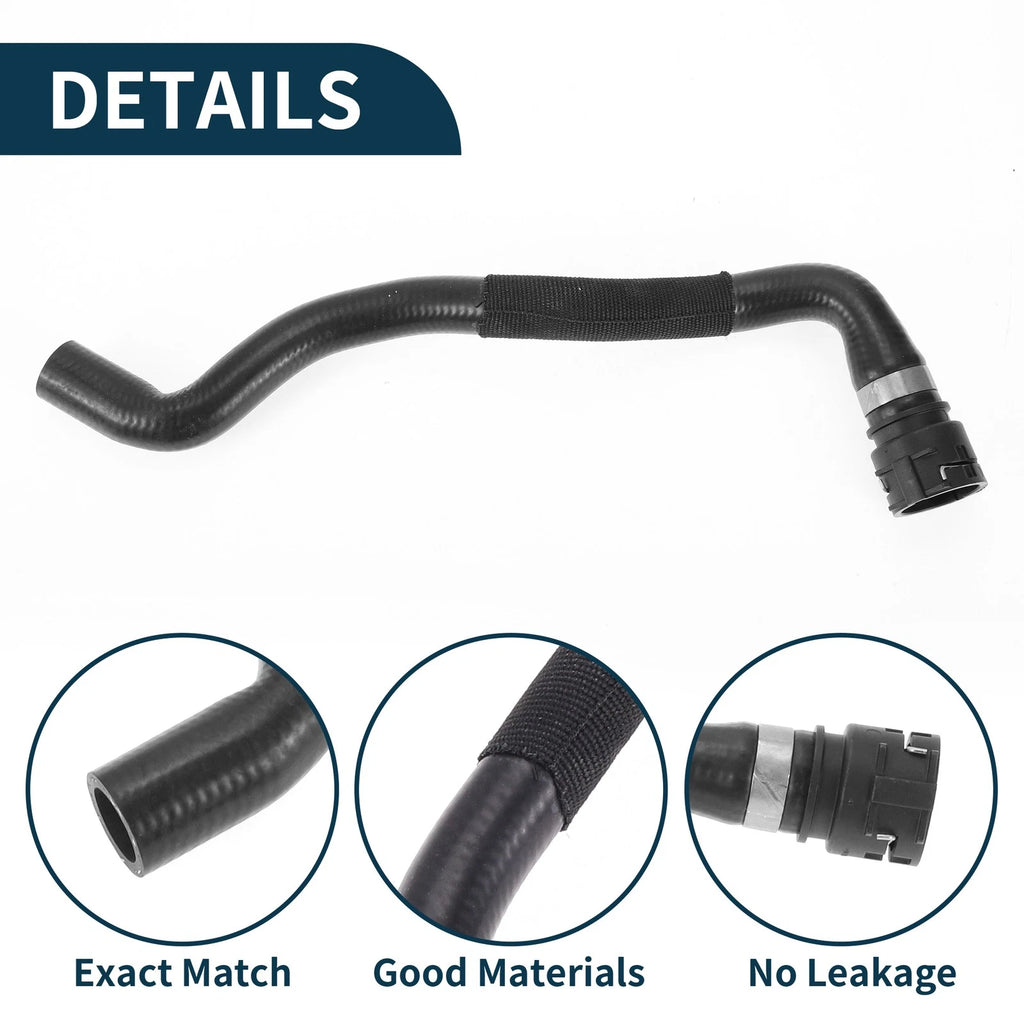 Heater Hose for Audi A4, A4 Quattro (2008–2013) No. 8K1819371AB Rubber