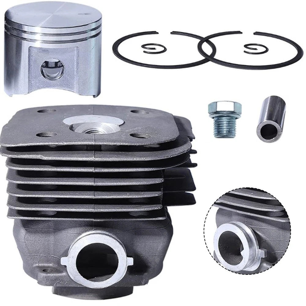 Chainsaw Cylinder Piston Kit 55mm for 390 390XP (3) with Decompression Valve