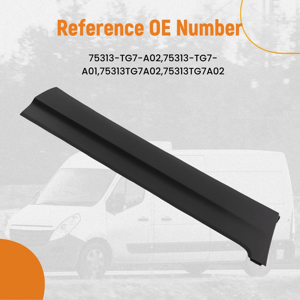 Door Molding Trim Right Lower Rear for Honda Pilot (2016–2022) 75313-TG7-A02