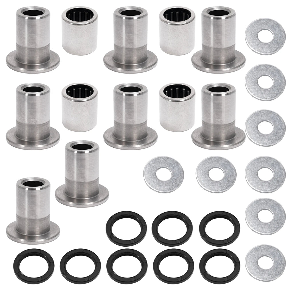A Arm Bushing Bearing Shaft Kit for Kawasaki KFX400, Suzuki LTZ400, Z400 (2003–2009)