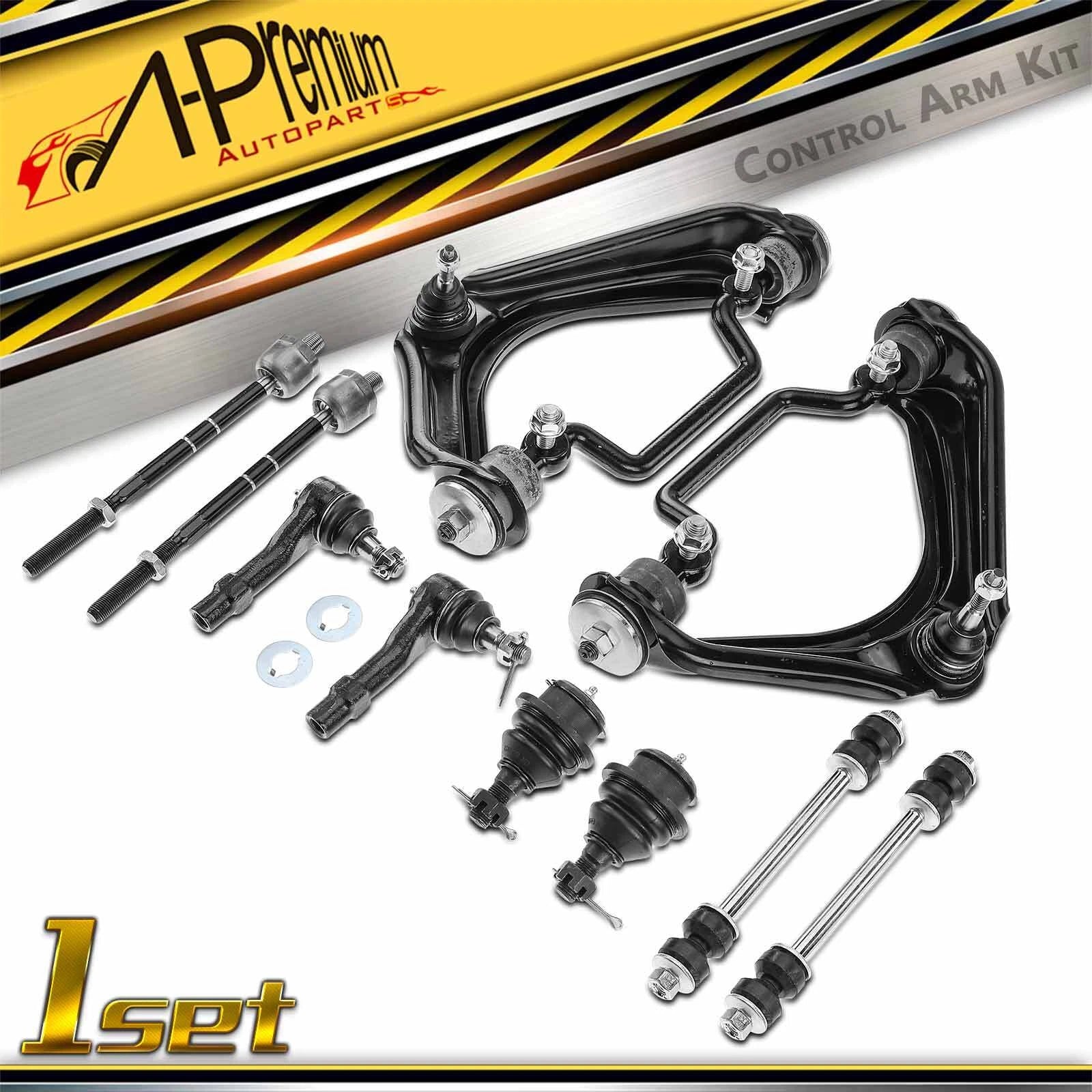 10x Front Control Arm & Sway Bar & Tie Rod for Ford Explorer (2002–2010)