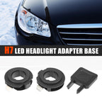 Set of 1 H7 LED Headlight Adapter Bases for Audi A3 (2009–2010)