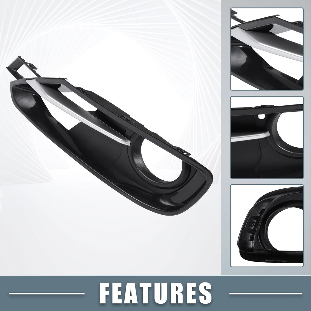 1 Pair Fog Light Grille Cover Trim 51117300739 for BMW F30 (2012–2019)