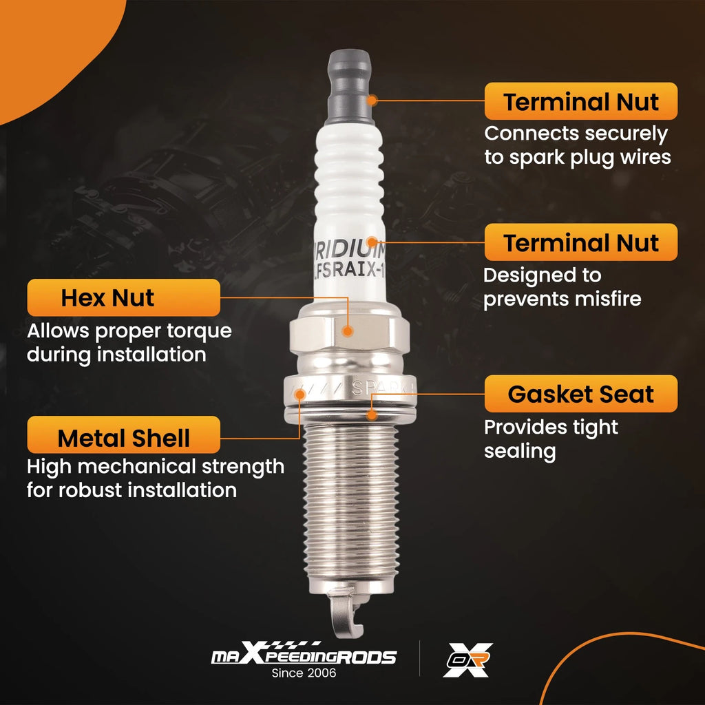 Spark Plugs for Nissan 350Z 3.5L (2003–2006) Iridium Set