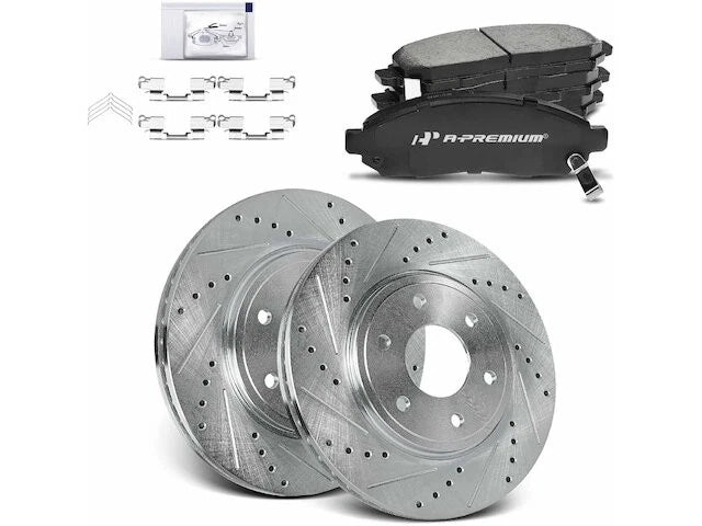 Front Brake Pad and Rotor Kit for Suzuki Equator (2009–2012) MQ773KT