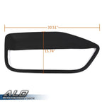 Interior Door Panel Insert Hard Cover Black for Ford Mustang (2005–2009)