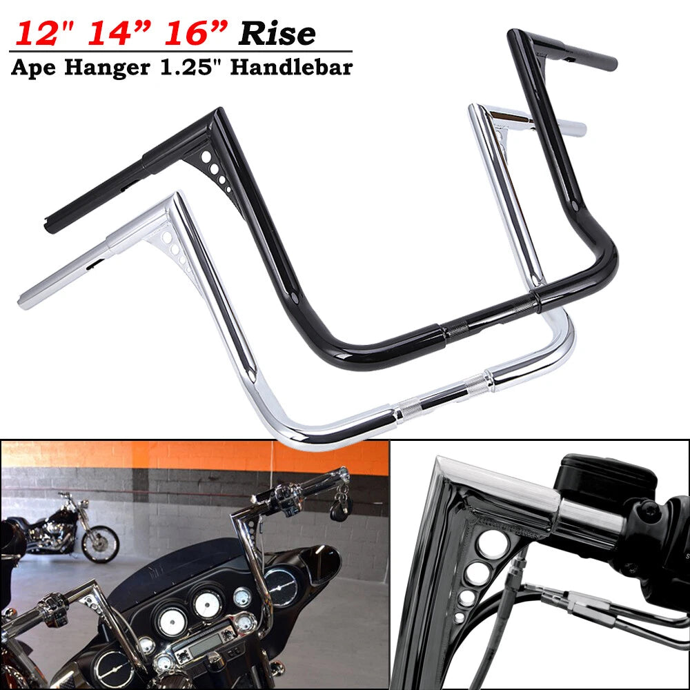 DNA Ape Hanger Handlebar for Harley Touring Road King Electra Glide (1996–2023)