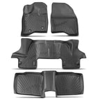 Floor Mat Liners for Ford Explorer (2017–2019) All Weather Waterproof TPE