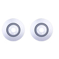 Set of 2 Hella Front Vented 347mm Disc Brake Rotors for A6 Quattro