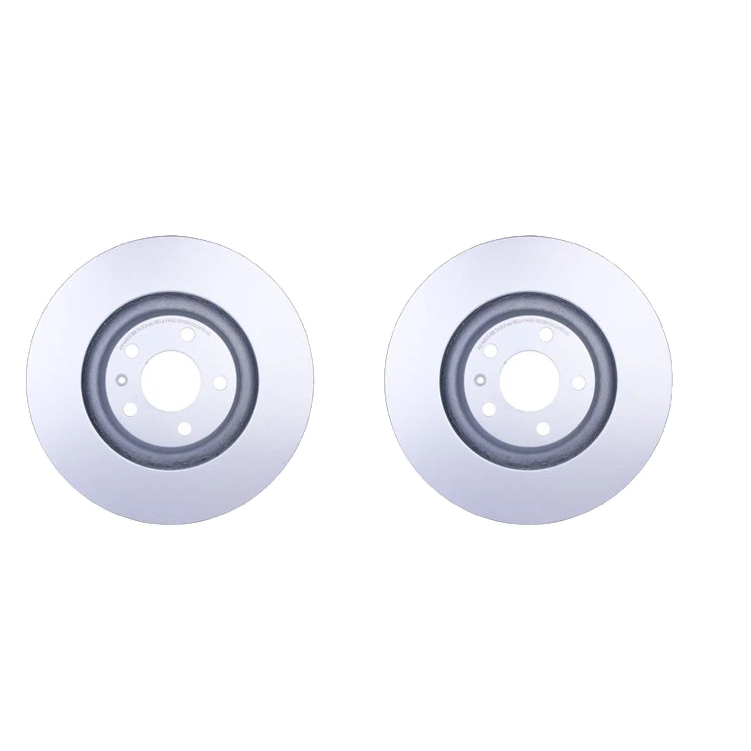 Set of 2 Hella Front Vented 347mm Disc Brake Rotors for A6 Quattro